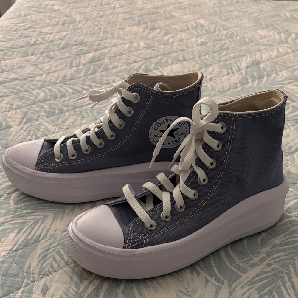 Converse Women's High-Top Sneakers -  Blue